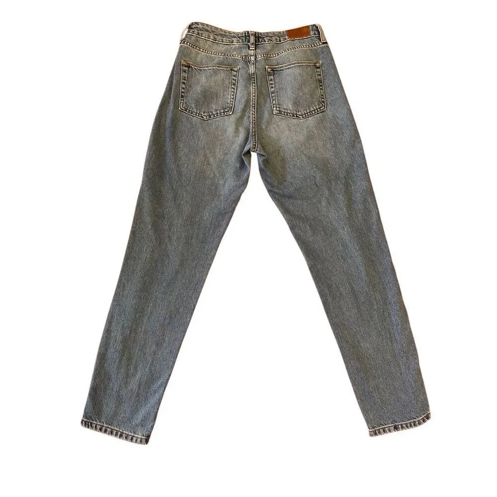 Bdg Urban Outfitters Pleated Mom Jeans Straight Leg Everyday Casual - Picture 2 of 14